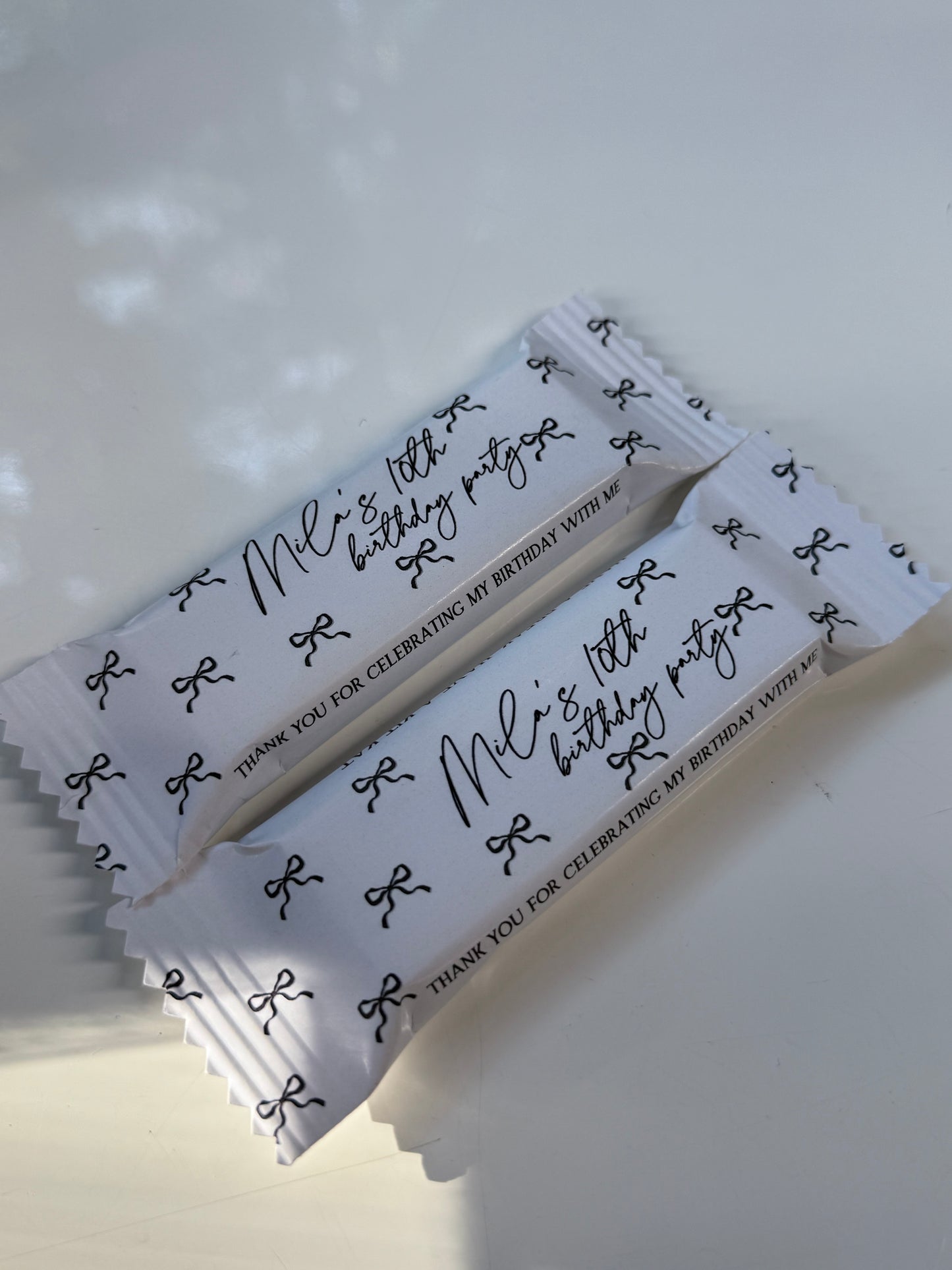 Personalised Chocolate favours