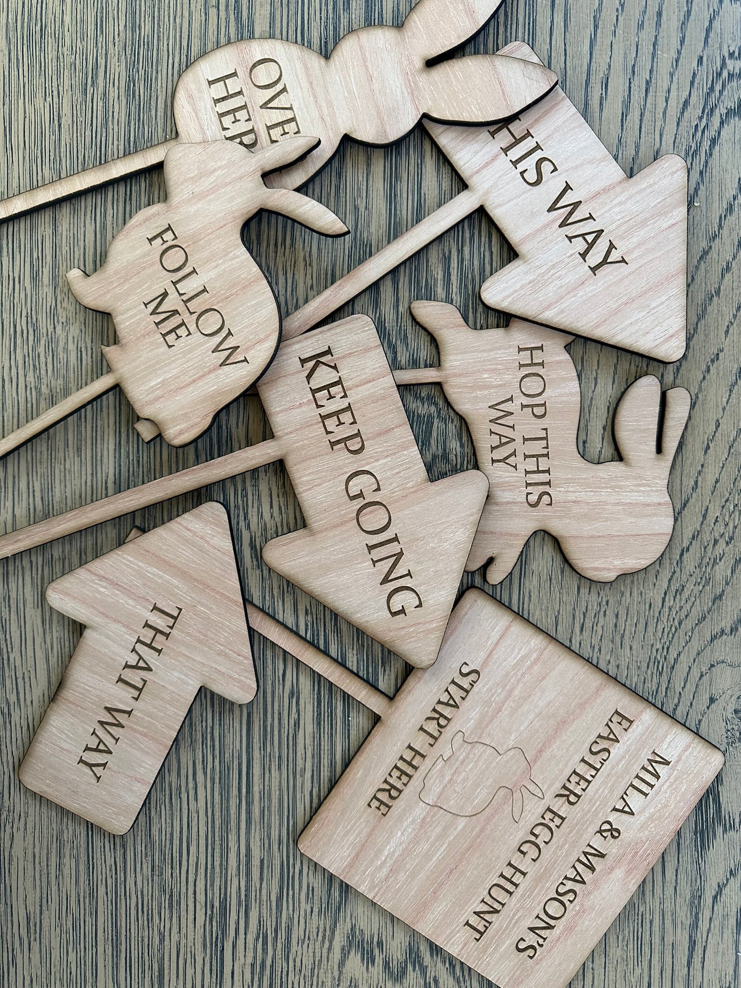 Easter Egg Hunt Signs