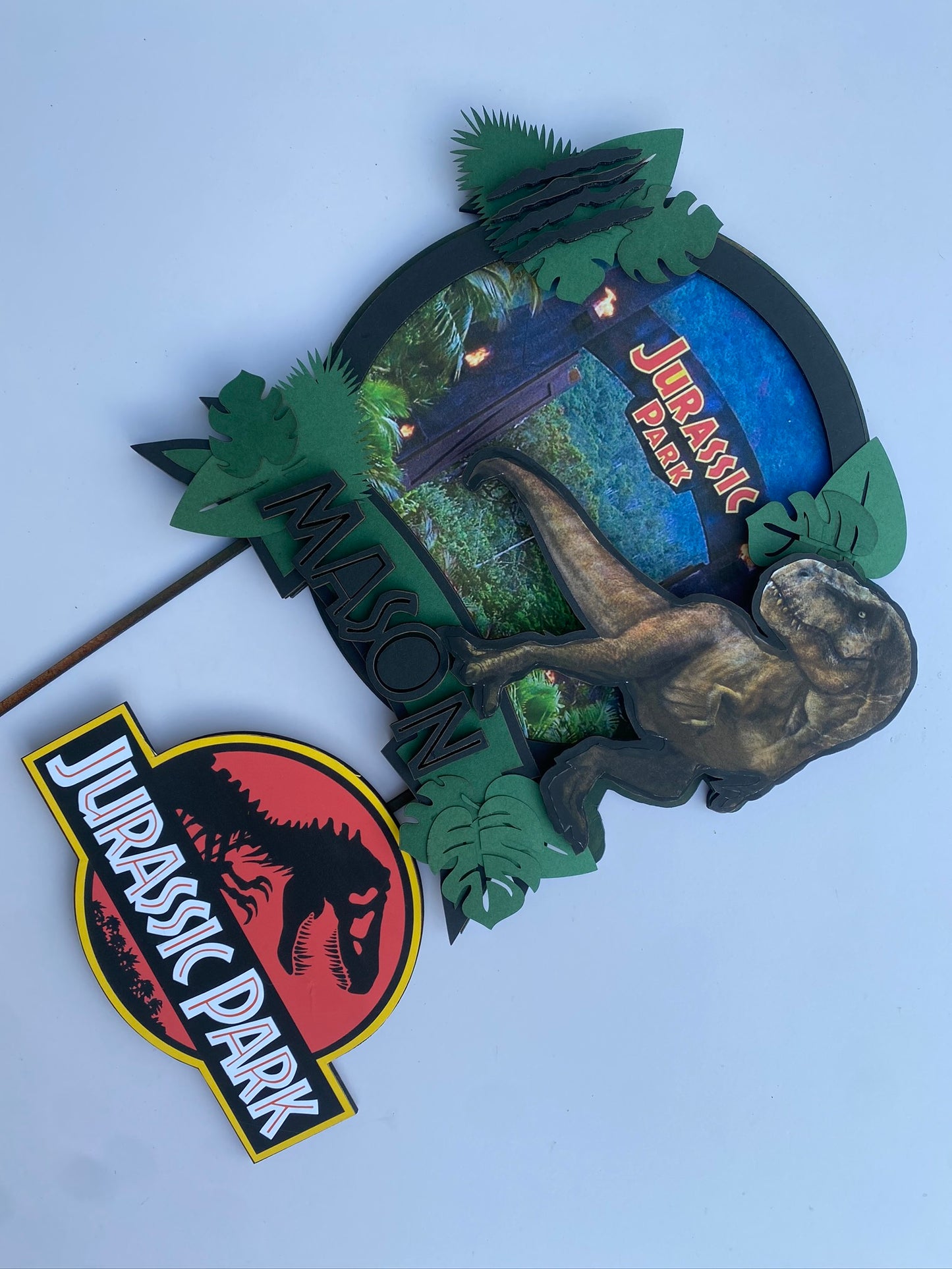 Jurassic Park Cake Topper