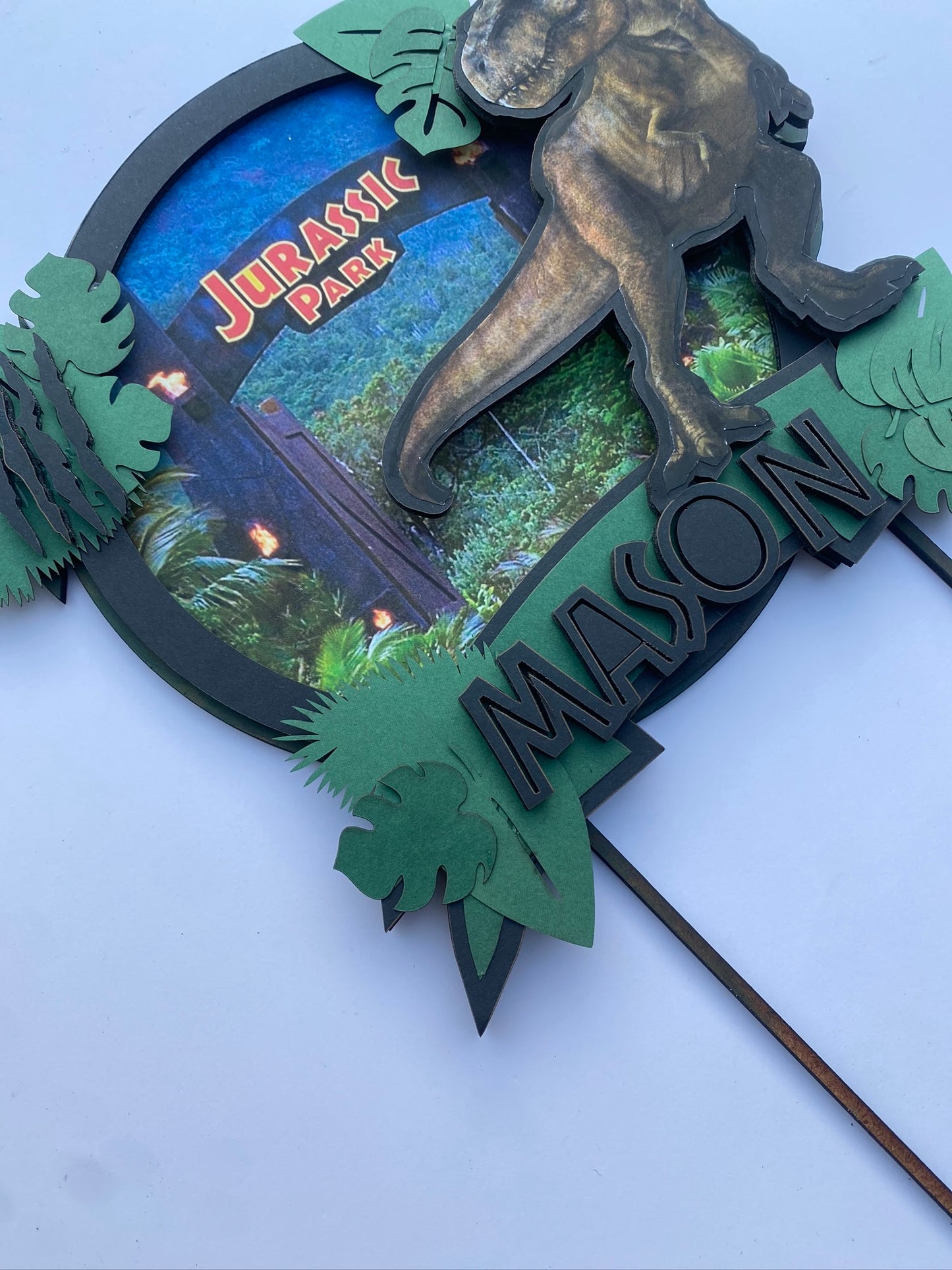 Jurassic Park Cake Topper