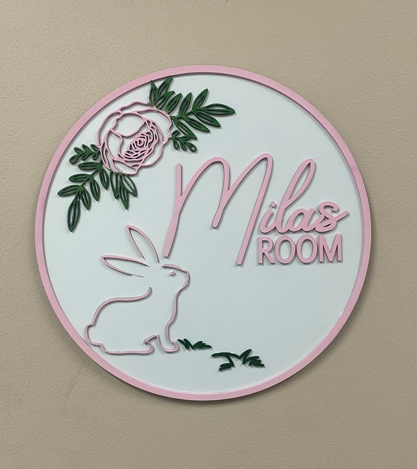 Girls Room Plaque