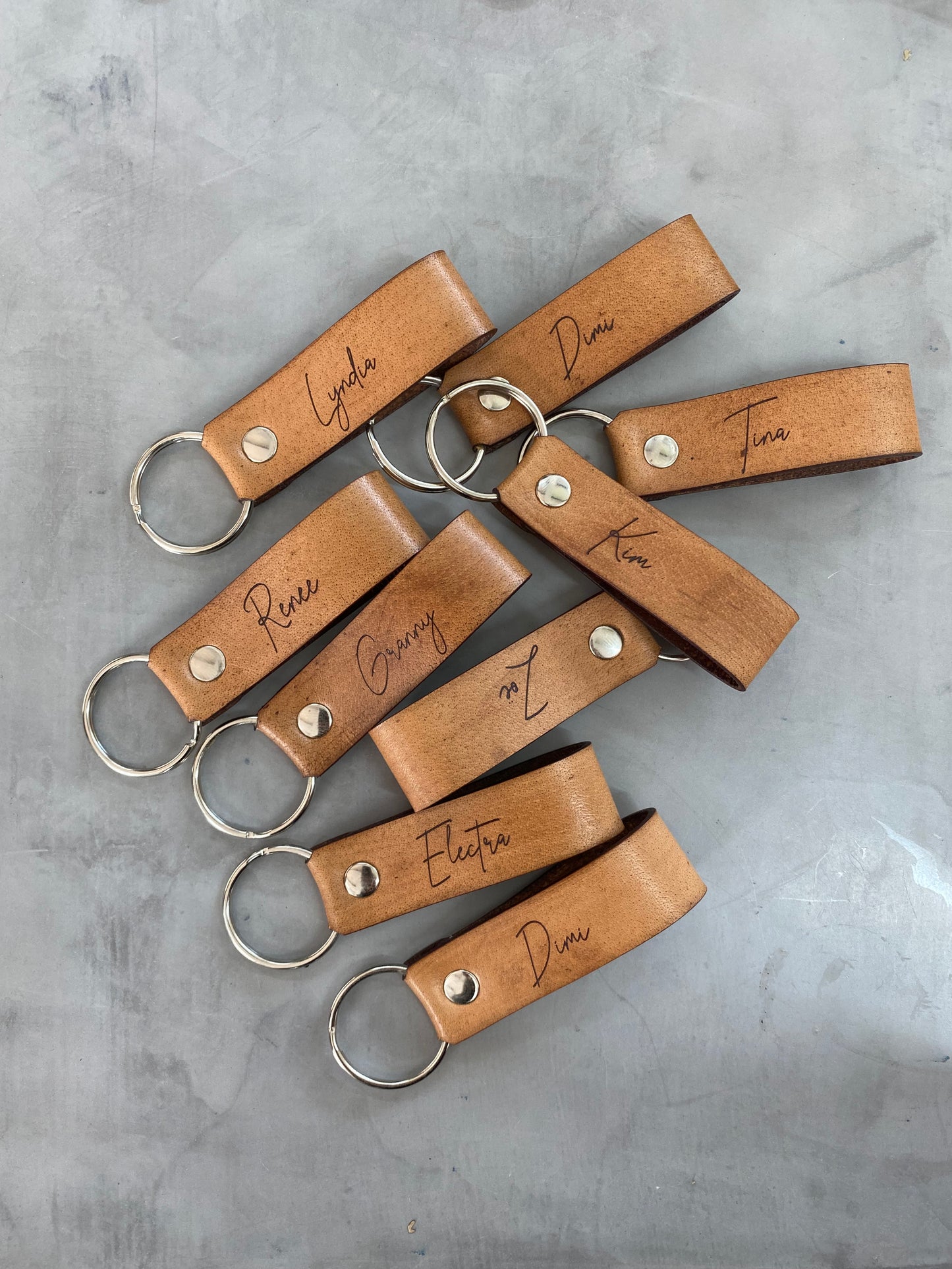 Leather Loop'd Keyring