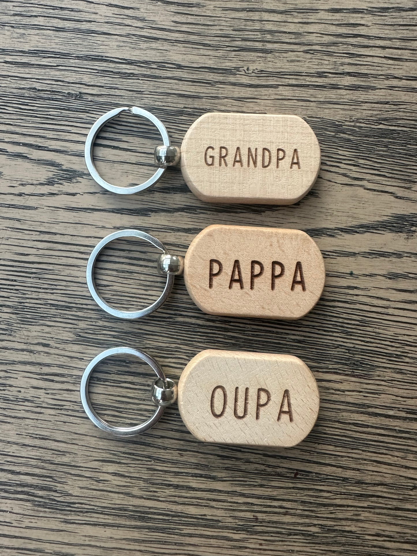 Wooden Keyring