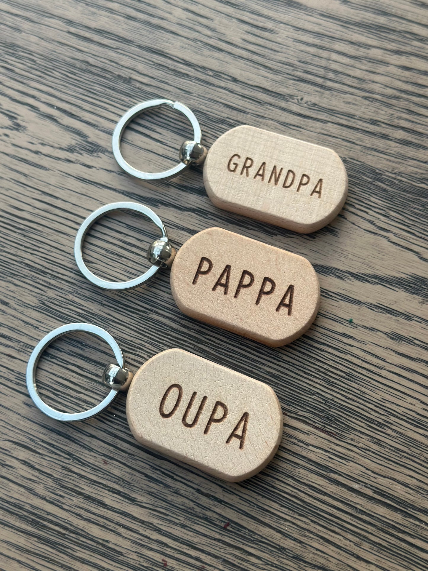 Wooden Keyring