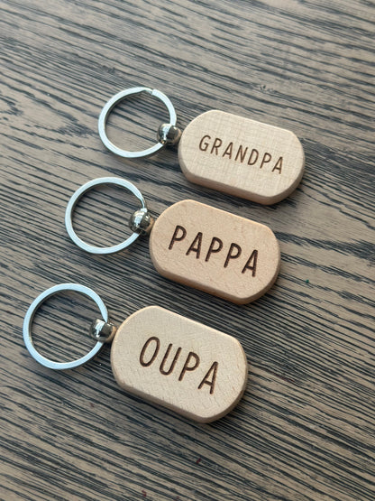 Wooden Keyring