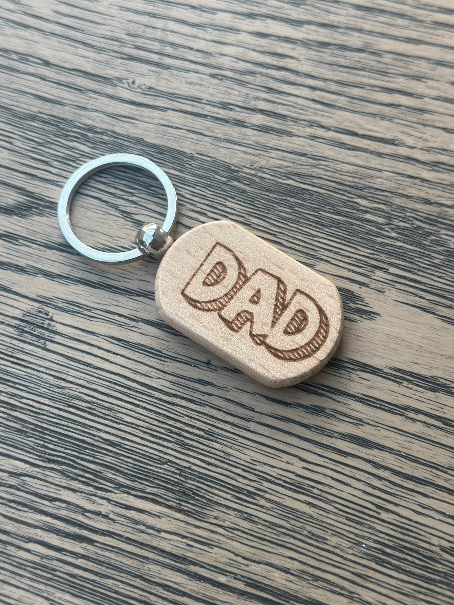 Wooden Keyring
