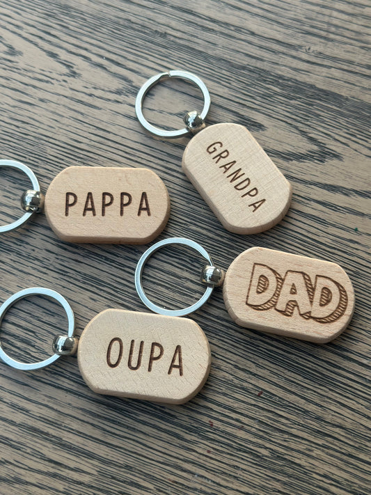 Wooden Keyring