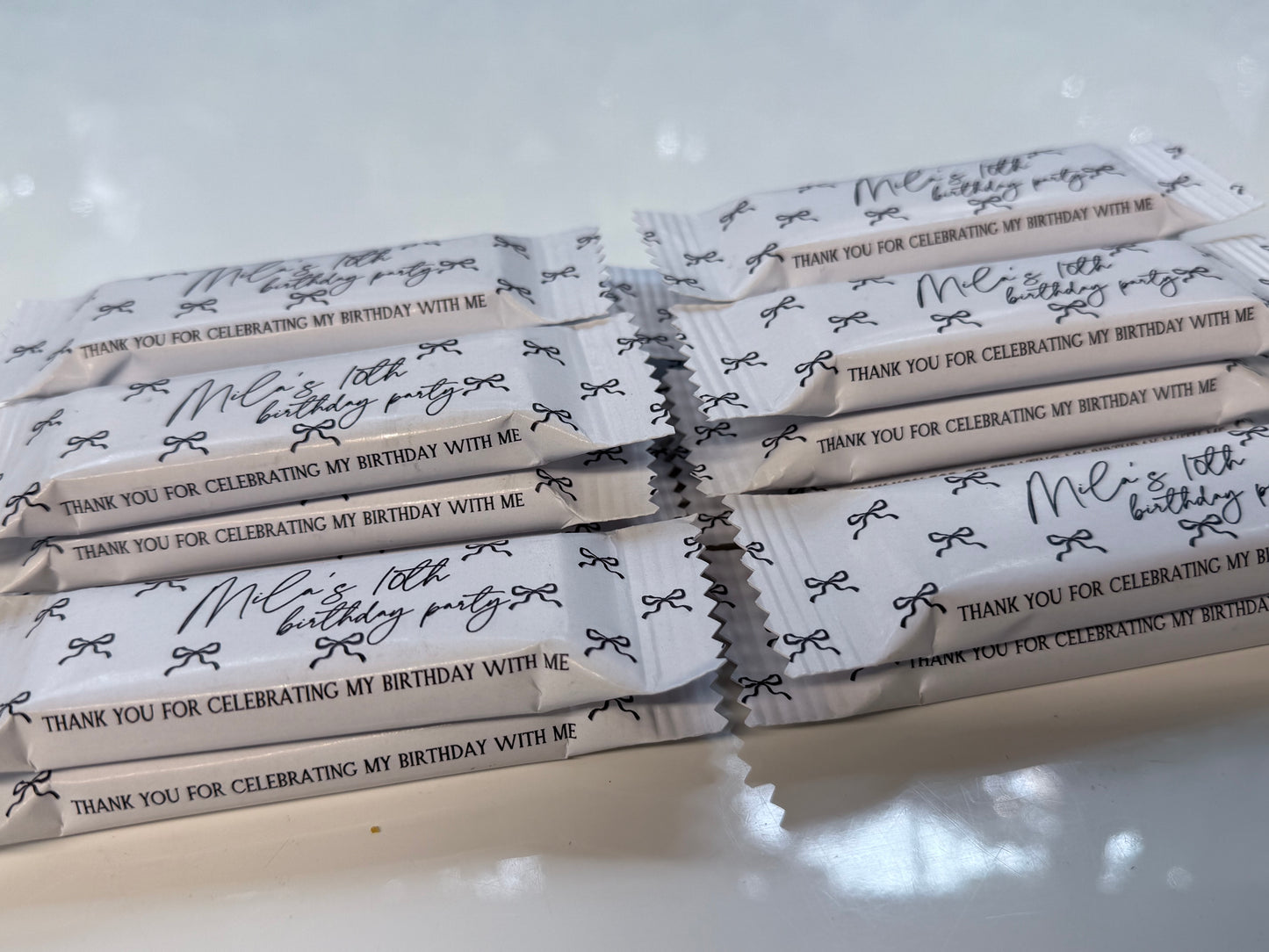 Personalised Chocolate favours