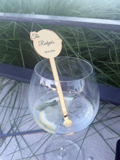 Wedding - Cocktail Swizzle/Stirrer Sticks