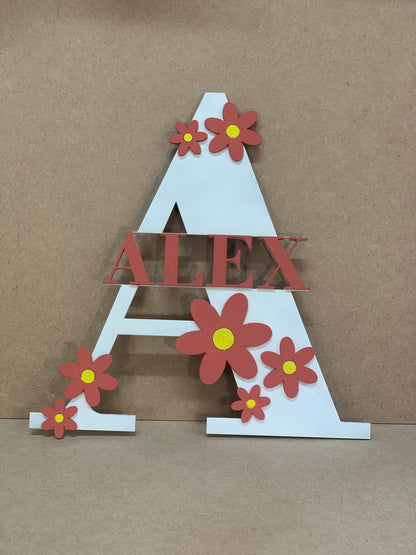 Letter and Name Plaque