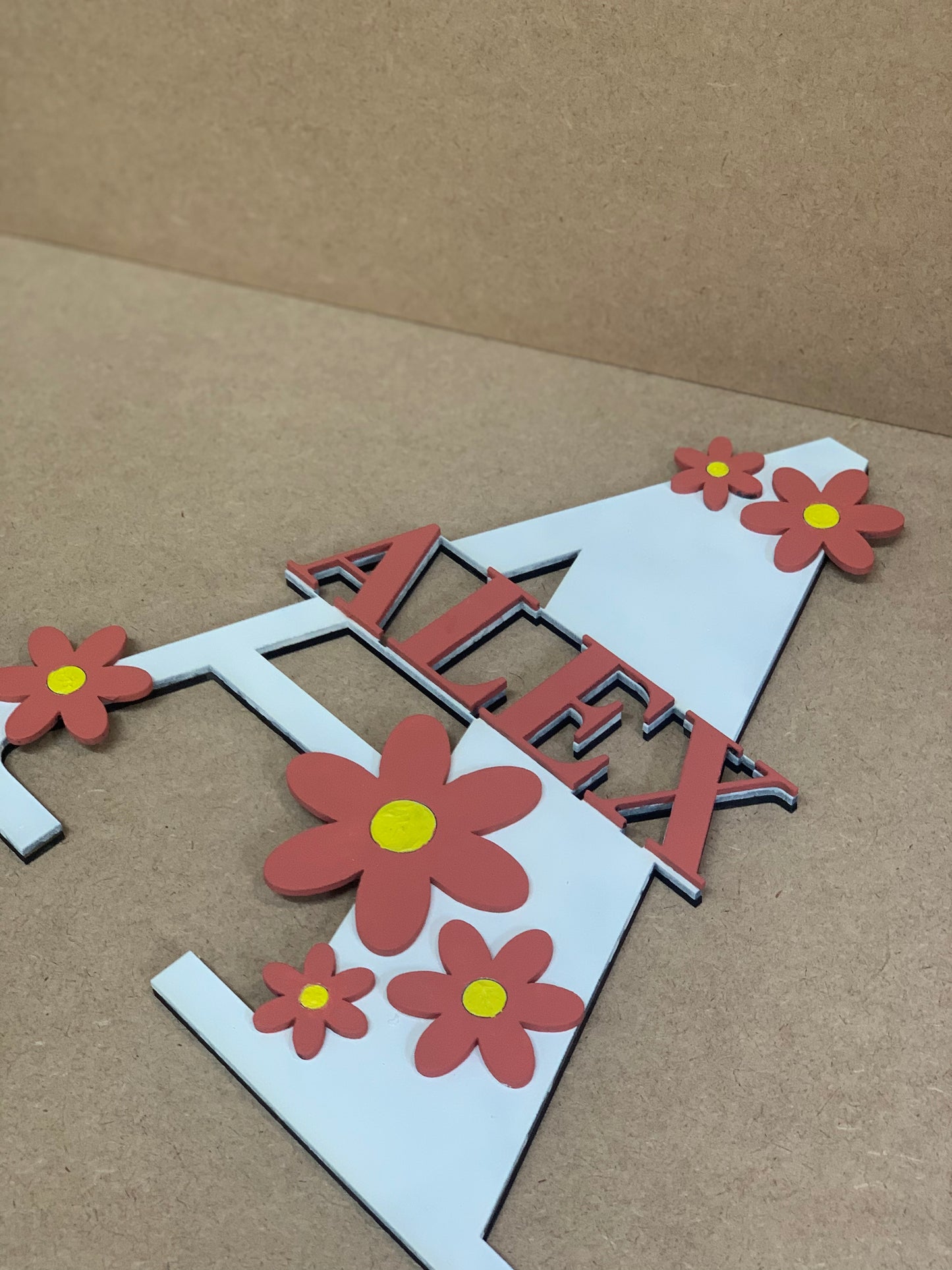 Letter and Name Plaque