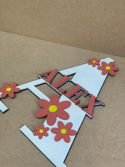 Letter and Name Plaque