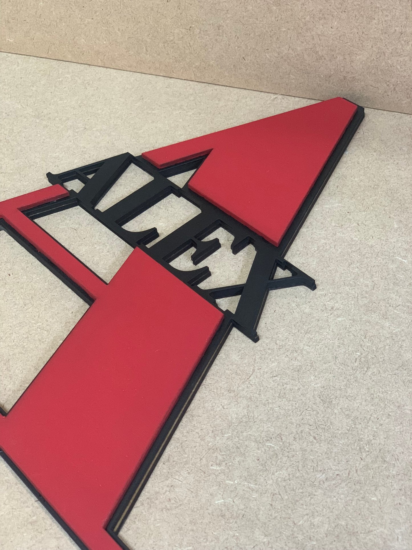 Letter and Name Plaque