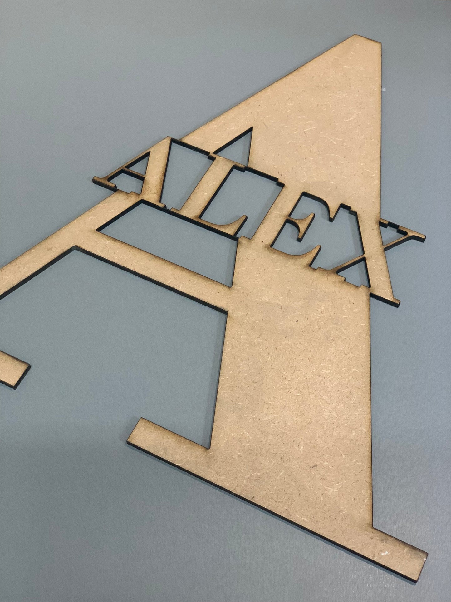 Letter and Name Plaque