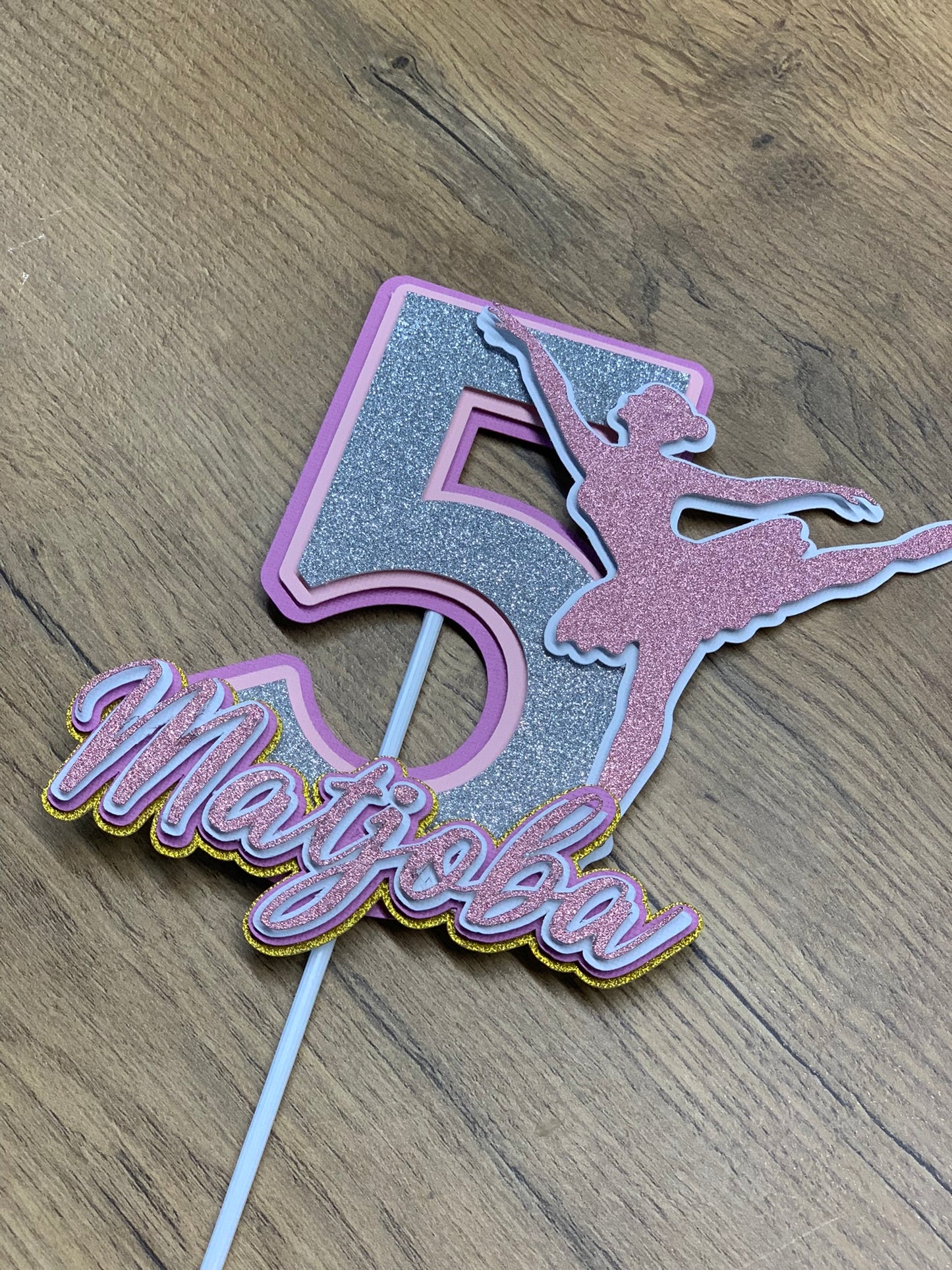 3D Ballerina Cake Topper
