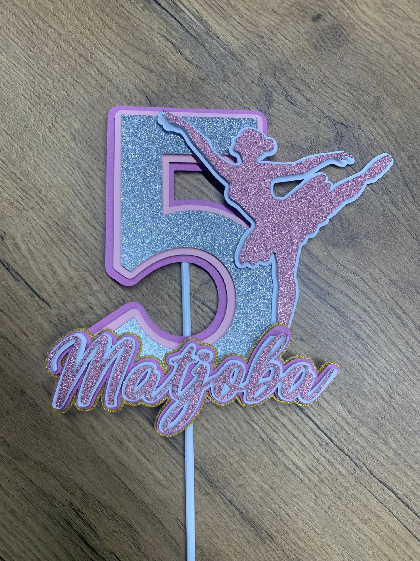 3D Ballerina Cake Topper