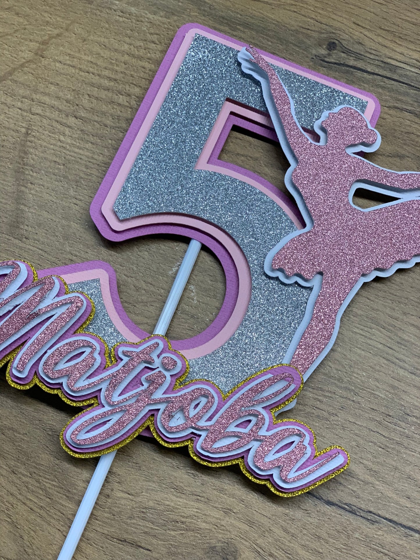 3D Ballerina Cake Topper