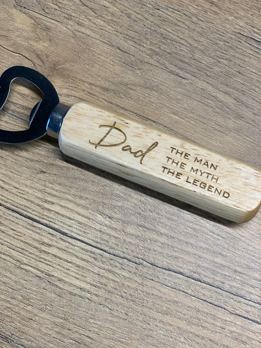 Personalised Bottle Opener - Father's Day Edition