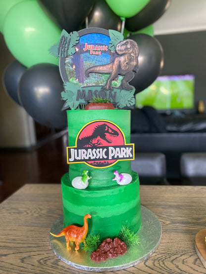 Jurassic Park Cake Topper