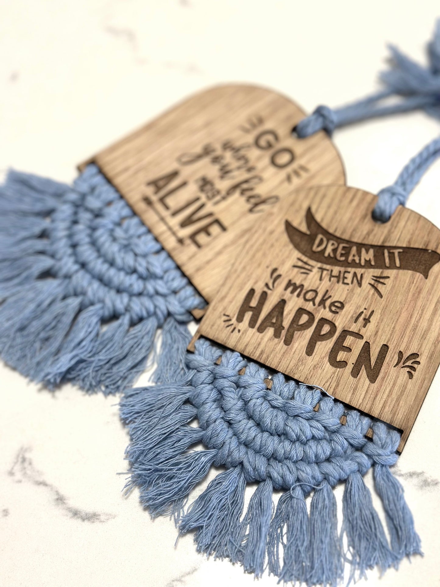 Hanging Charms with Boho Tassel