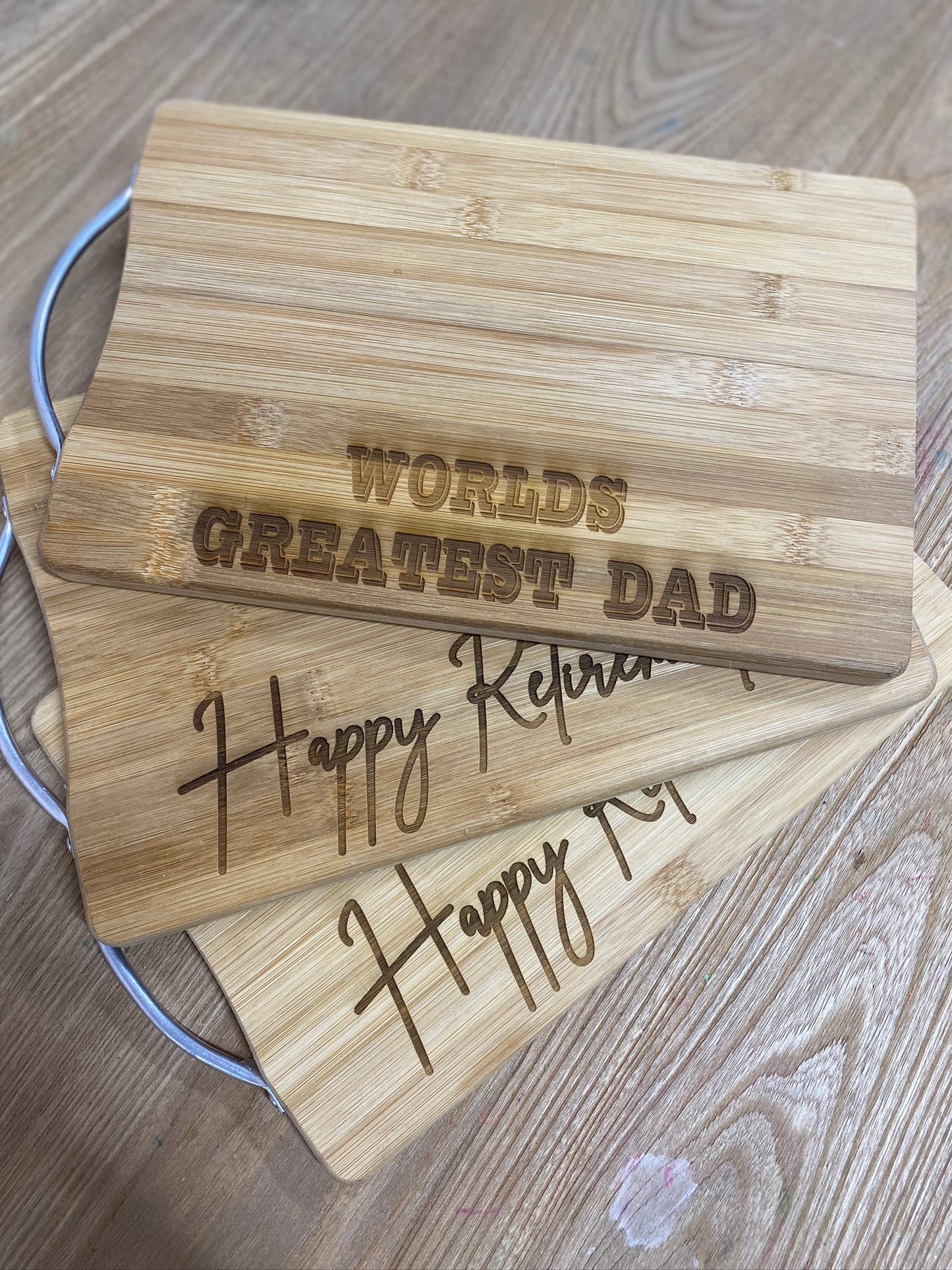 Wooden Cutting Board - Father's Day Edition