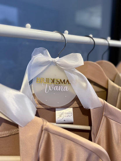 Wedding - Dress Hanger Tags