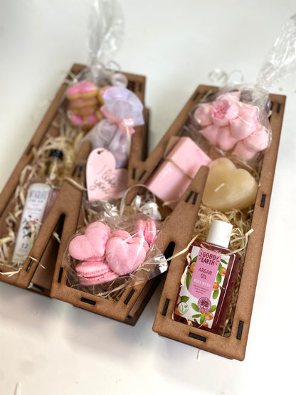 Custom Initial "M" Snack & Treat Hamper