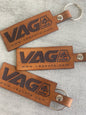 Leather Tag'd Keyring