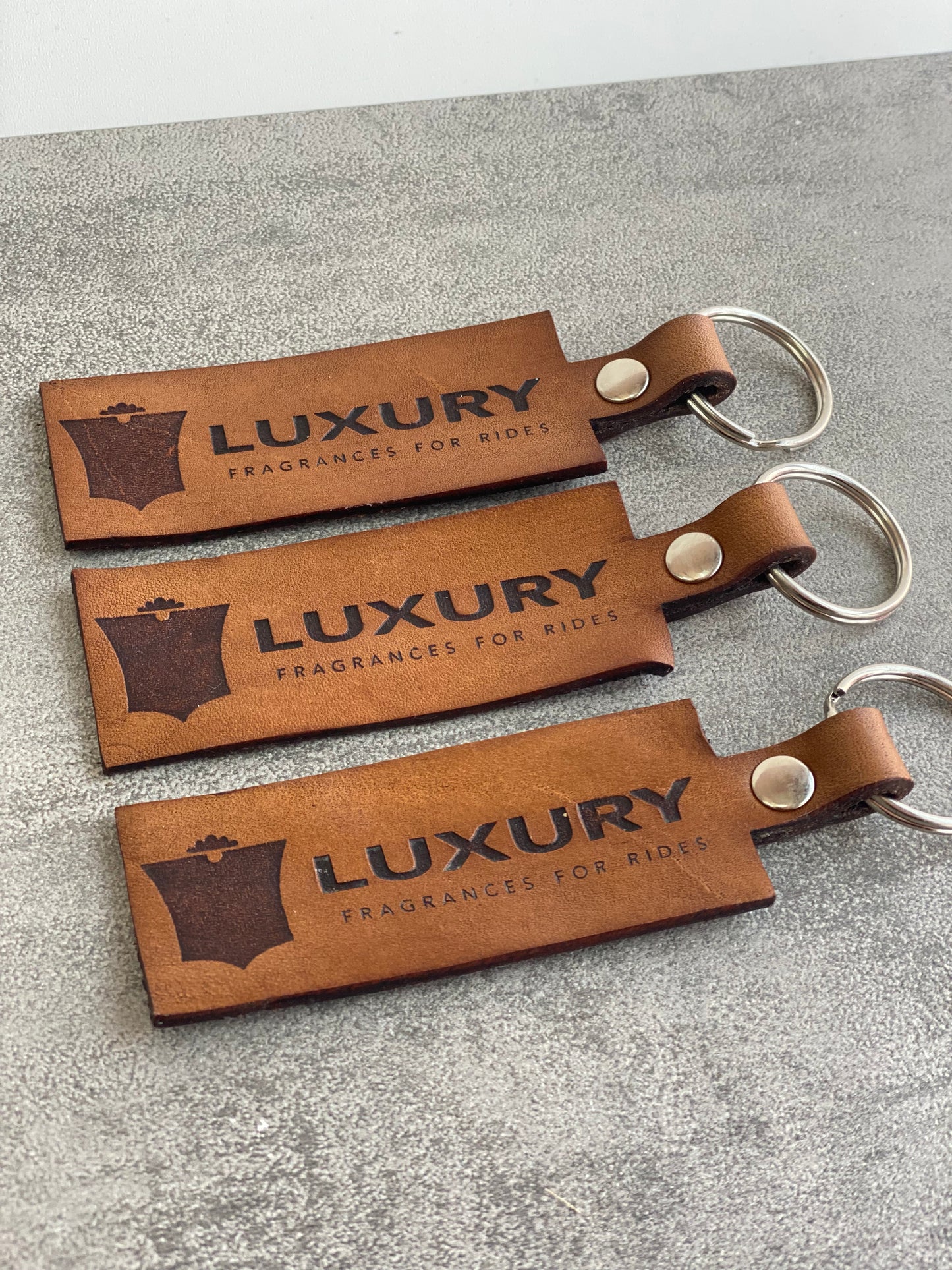 Leather Tag'd Keyring