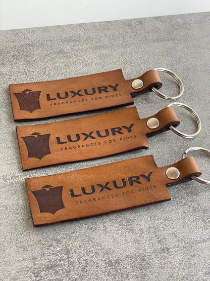 Leather Tag'd Keyring