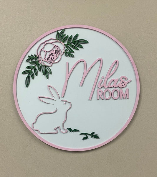Girls Room Plaque