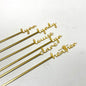 Gold Acrylic Swizzle Stick