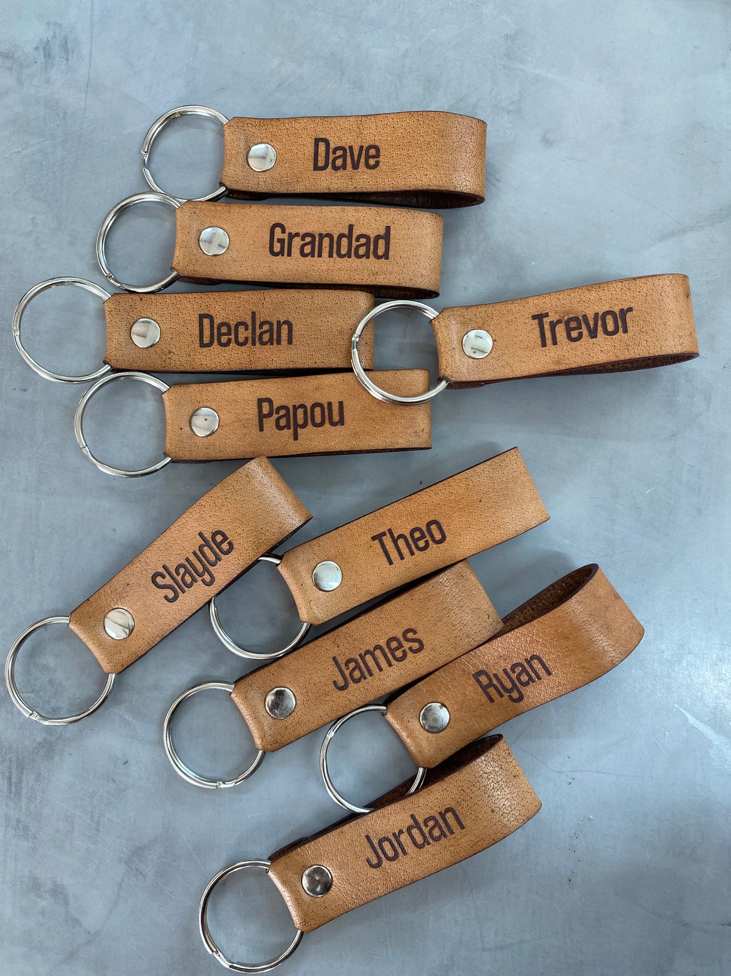 Leather Loop'd Keyring