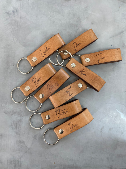Leather Loop'd Keyring