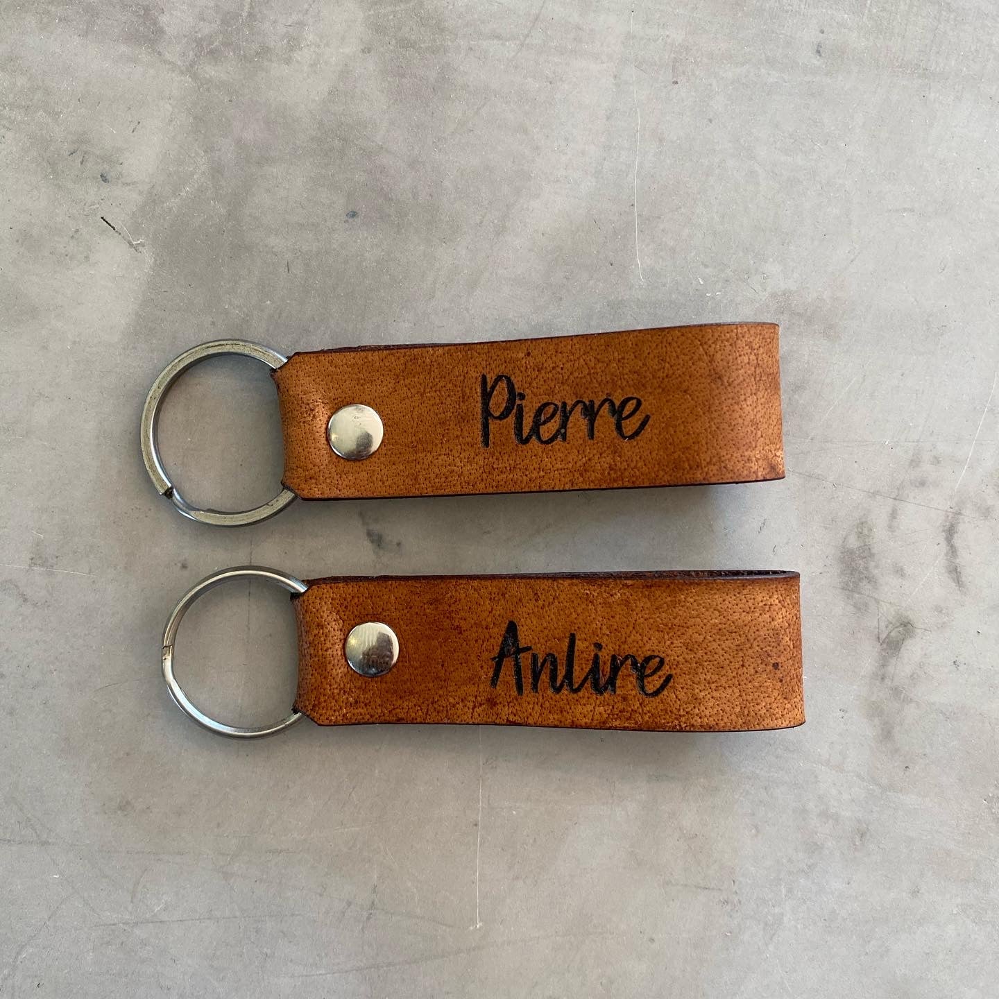 Leather Loop'd Keyring