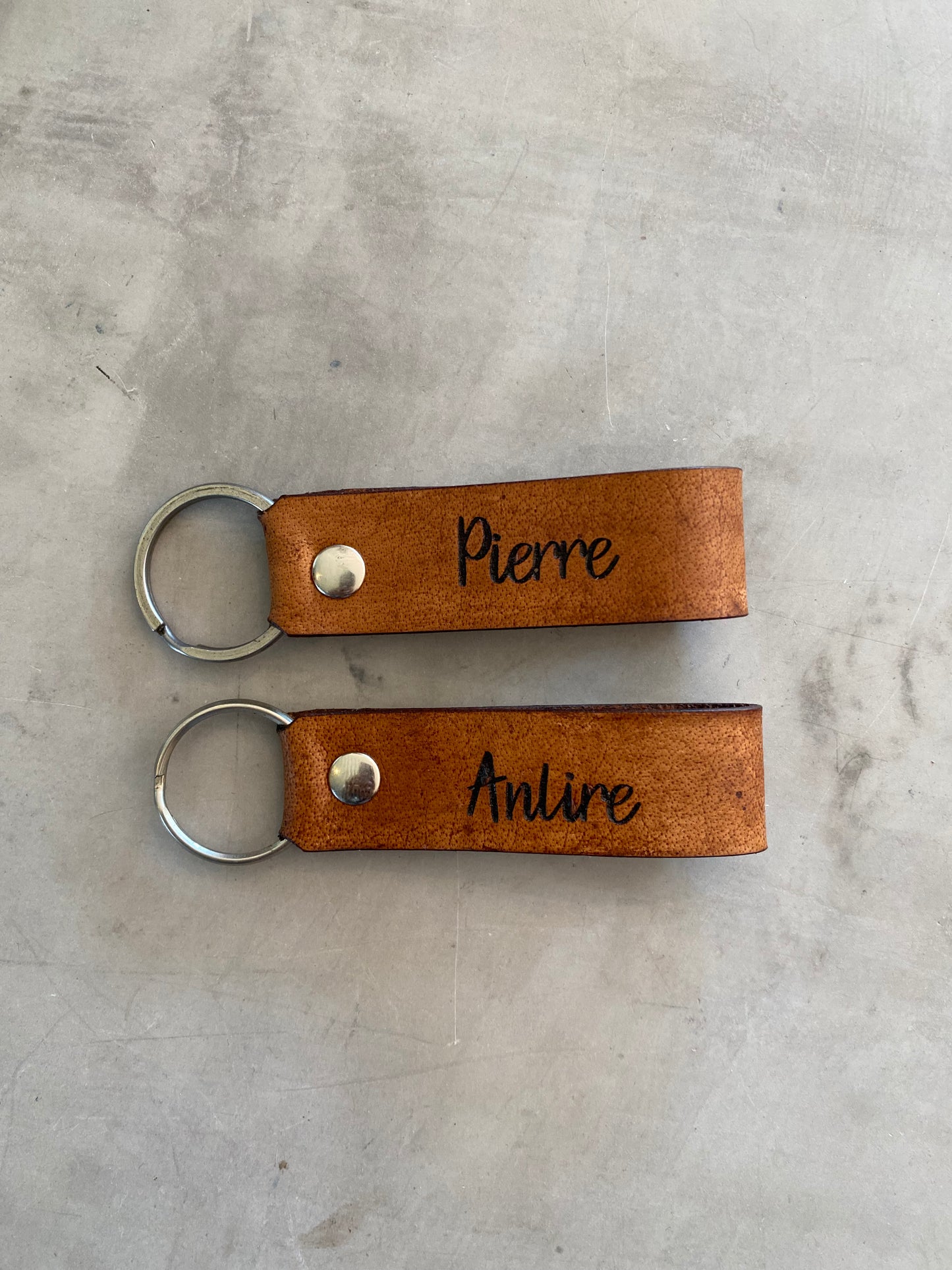 Leather Loop'd Keyring