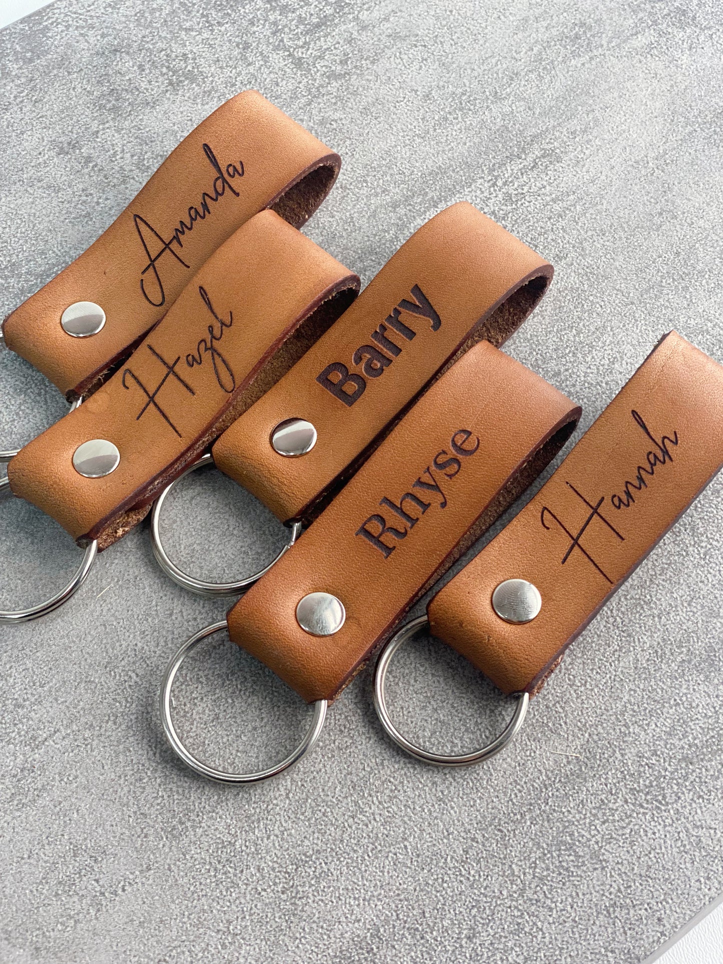 Leather Loop'd Keyring
